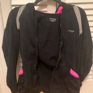 Bebe sport womens cinched zip up jacket